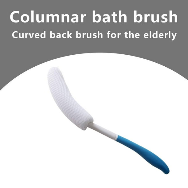 Back Bath Brush Long Handle for Shower Brush Easy Reach AntiSlip Curve