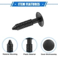 thumbnail image 4 of Unique Bargains 15 Pcs Canopy Seal Buckle Compatible for Ford for Mustang Base 2005-2006 Durable Plastic Black, 4 of 6