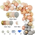 thumbnail image 4 of Rose Gold Skin Color Balloon Set Arch Festive Party Wedding Decoration Arrangement Balloons, 4 of 5