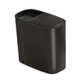thumbnail image 3 of Cubo de basura pequeño, compacto y delgado de 12 l con tapa para el baño. negro, 3 of 9
