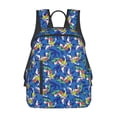 thumbnail image 3 of Balery Sharks Skateboarding With Palm Lightweight Backpack for Men and Women - Durable and Water-Resistant, Ideal for School, Work, Travel, and Everyday Use, 3 of 9