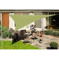 thumbnail image 3 of Shade Sail, Triangle Shade Sail, Polyester Waterproof Uv Protection Sun Sail Weather Protection For Garden Balcony, 3 * 3 * 3m, Green, 3 of 4