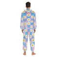 thumbnail image 4 of FORMRS Onesies Pajama for Adults Unisex Hoodie Winter Jumpsuit One Piece Sleepwear, Sizes S-2XL, Playful Daisy, 4 of 7