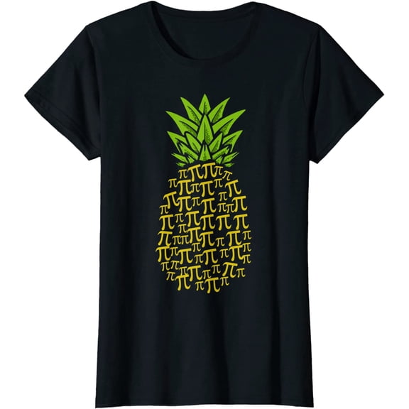 Pineapple Math Lover Teacher 3.14 Number Symbol T-Shirt