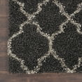 thumbnail image 5 of Nourison Amore Shag Trellis Charcoal 3'2" x 5' Area Rug, (3' x 5'), 5 of 9