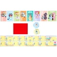 thumbnail image 4 of Bluey Valentine Exchange Cards with Fuzzy Stickers, Blue, Paper, Classroom, 16 Count, 4 of 6