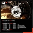 thumbnail image 2 of A-Premium 2 x Rear Wheel Bearing and Hub Assembly with 5-Lug Compatible with Ford Escape 2013-2019 & Lincoln MKC 2015-2019, AWD Only, 2 of 6
