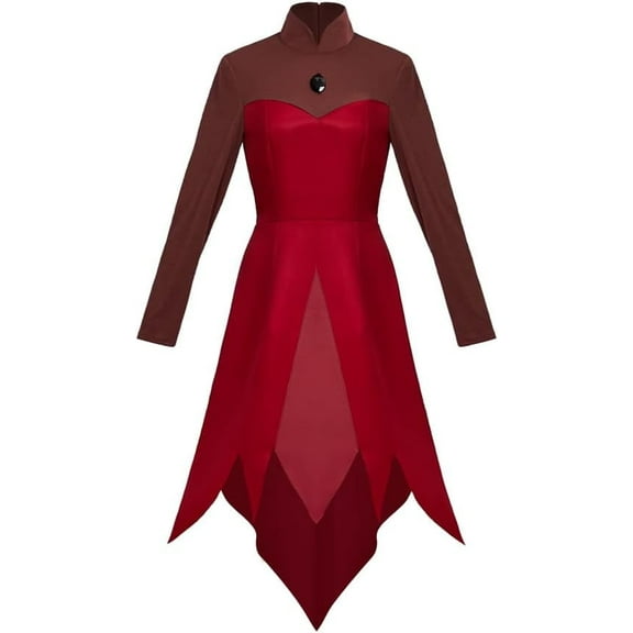 Eda Edalyn Clawthorne Inspired Women’s Dress Outfit Elegant Long Dress Set