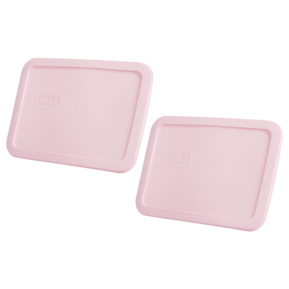 Pyrex 7210-PC 3-Cup Loring Pink Food Storage Replacement Lid (2-Pack)