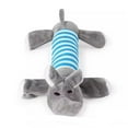 thumbnail image 3 of Dog Toys Chew Sound Toy for Dogs Training Soft Plush Strip Biting Squeaky Toys for Puppies And Cats #051, Grey, 3 of 5