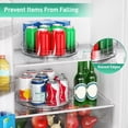 thumbnail image 4 of 2 Pack Lazy Susan Organizer, 9.5 Inch, 10.7 Inch Lazy Susan Turntable for Cabinet, Turntable Organizer for Pantry Organizers and Storage, Non-Skid Fridge Organizer, 4 of 8