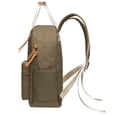 thumbnail image 3 of Mochila escolar unisex KAUKKO con compartimento para computadora portátil para computadora portátil de 10 pulgadas, mochila multifunción para caminatas, viajes, campamentos 13.2 L (KS06 Armygreen) KAUKKO KS06-Armygreen-RE, 3 of 5
