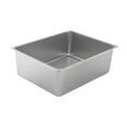 thumbnail image 3 of Caja de arena para gatos Acero inoxidable, tapa abierta, sin palos fáciles y sólidas a prueba de metal resistentes a prueba de chapoteo para conejos 50x35x10cm, 3 of 8