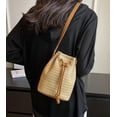 thumbnail image 4 of MMYGU Bucket Bag for Women Woven Straw Shoulder Crossbody Bag 2025 Summer Chic Handbag Clutch Purse, 4 of 9