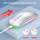 thumbnail image 4 of BioRing Ratón óptico inalámbrico Bluetooth para juegos, color morado,White, 4 of 6