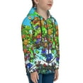 thumbnail image 3 of Plants Vs Zombies Hoodie 3D Print Pullover Hooded Long Sleeve Sweatshirts Tops Blouse with Pocket, 3 of 6