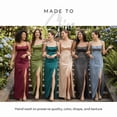 thumbnail image 7 of David’s Bridal, The Edit by DB Studio Women's Formal A-Line Dress with Cutouts, Full Length, Satin, 7 of 7