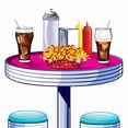 thumbnail image 4 of Soda Shop Tables & Stools Props Party Accessory (1 count) (2/Pkg), 4 of 7