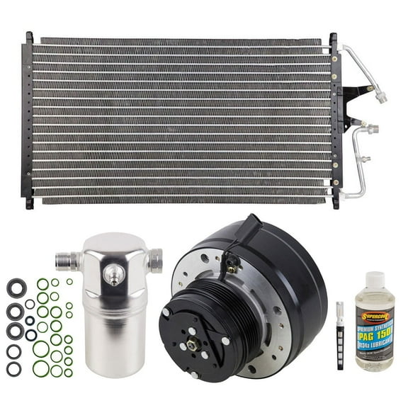 A/C Kit w/ AC Compressor Condenser & Drier For Chevy & GMC Full Size Pickup Suburban Tahoe Yukon Blazer 1994 1995 - BuyAutoParts