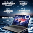 thumbnail image 4 of Lenovo Legion 5i Gaming Laptop, 16" WQXGA Display, Intel 24-Core i9-14900HX, GeForce RTX 4060, 64GB DDR5+4TB SSD, Backlit KB, Webcam, Win 11 Pro, Lifetime Office w/Accessories, 4 of 7