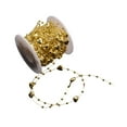 thumbnail image 5 of balikha Bead Garland for Christmas Tree 32.8ft Party Bead String Bead Chain Beaded Garland Strand Roll for Xmas Supplies Curtains DIY Golden Heart, 5 of 9