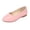 Pink, variant on Women’s Pointed Toe Slip On Ballet Flats, Solid Color Faux Leather Casual Flat Shoes, Soft Non Slip Low Heel Walking Shoes for Daily Office Wear Red 7