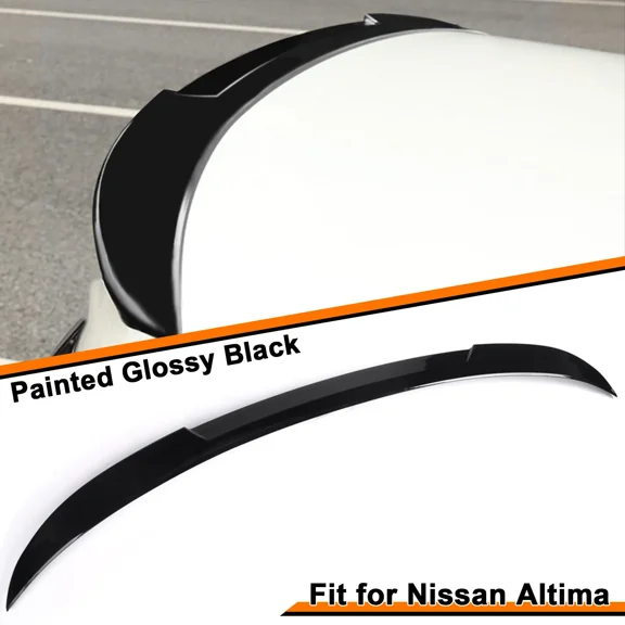 Rear Trunk Spoiler Wing Fit for 2019-2024 Nissan Altima Sedan Glossy Black