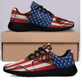thumbnail image 3 of Guitar Electric American flag Shoes Sneakers for Women Men Black Size 7, 3 of 7