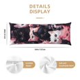 thumbnail image 3 of Balery Cute Kittens Group Portrait Funda Protectora para Almohada Corporal de Algodón Hipoalergénico con Cierre(55 x 21 pulgadas), Almohadas No Incluidas, 3 of 7