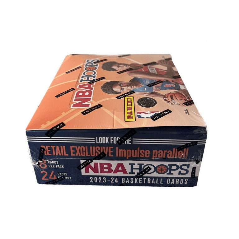 Panini 2023-24 NBA HOOPS Basketball Cards, 24-Pack Retail Box 
