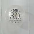 thumbnail image 3 of 5 piezas de decoración de feliz cumpleaños, oro, rosa, negro, 16, 18, 30, 50, 60, 70, 80 y 90 años, globos digitales de látex para fiestas de cumpleaños, 3 of 5