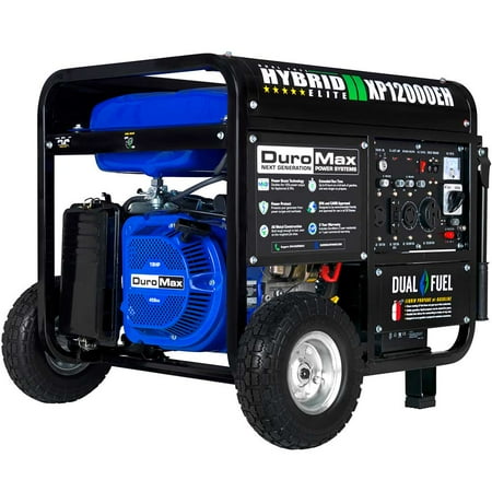 UPC: 0811640014681 | DuroMax XP12000EH 12 000 Watt Portable Dual Fuel Gas Propane Generator