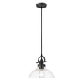 thumbnail image 4 of Virginia 1-Light Matte Black Pendant With Clear Glass Shade, 4 of 4