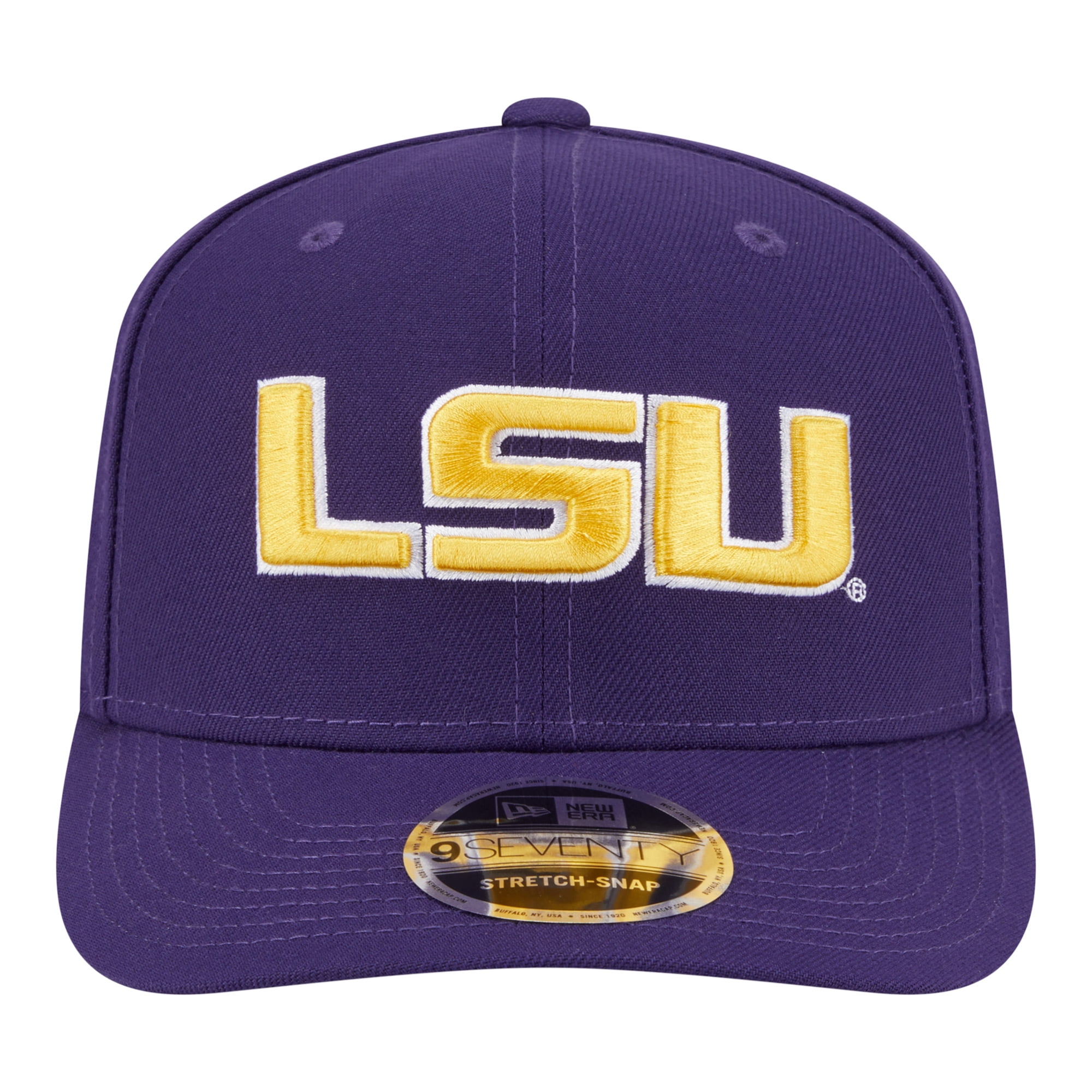 Men's New Era  Purple LSU Tigers Team Collective 9SEVENTY Stretch-Snap Adjustable Hat