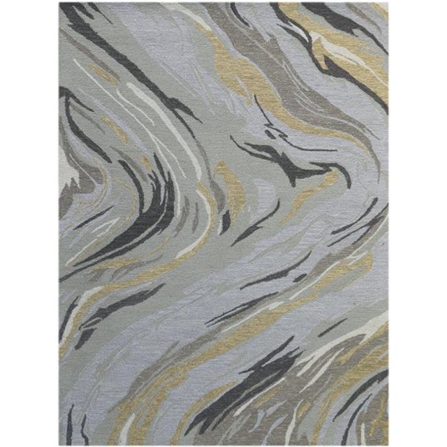 Amer Rug CRR120203 2 x 3 ft. Carrara 12 Hand-Tufted Area Rug - Platinum