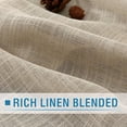 thumbnail image 4 of Nvzi Curtains Sheer - Texture Sheer Window Covering, Light & Airy Privacy Sheer Panels for Bedroom Living Room Patio Glass Door（2pcs，63*52in，A59）, 4 of 5