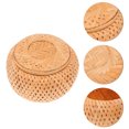 thumbnail image 1 of TEHAUX 1Ud Bote De Bambú Para Almacenamiento En Casa Ideal Para Dulces Té Y Llaves, 1 of 6