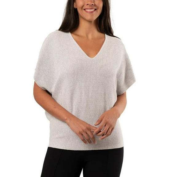 Cyrus Ladies' Dolman Sweater Top Gray L
