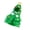 Green, variant on YIFAEUX Christmas Pet Outfit Red/Green Pet Cloak with Star And Pom Poms Puppy Cape Clothes Xmas Tree Elf Costume Holiday Party Attire for Cats And Puppies