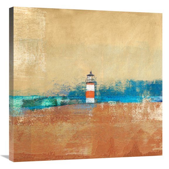 Global Gallery's 'Lighthouse' by Alex Blanco Stretched Canvas Wall Art