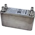 thumbnail image 2 of B3-12A 40 Plate Stainless Steel Heat Exchanger with 3/4" Hose Barb Ports Copper Brazed, 2 of 5