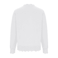 thumbnail image 6 of White cardigans for women Open Front Cardigan Lightweight Sweater Button Down Long Sleeve Casual Knit Tops for Women, 6 of 6