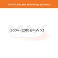 thumbnail image 2 of Max Advanced Brakes - Brake Kit for 2004 2005 2006 2007 2008 2009 2010 BMW X3 Brakes Front Replacement Disc Brake Rotors and Ceramic Brake Pads, 2 of 9