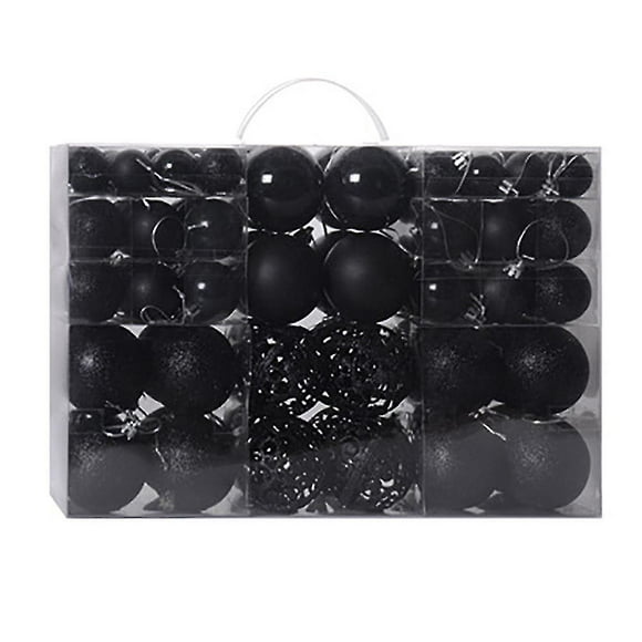 100 Pcs Mini Boules d'Ornements Incassables pour Arbre de Noël Accessoires de Fête pour Décorations de Noël
