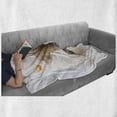 thumbnail image 6 of Watercolor Animal Soft Flannel Fleece Throw Blanket, Majestic Walking in the Forest with Paintbrush Effects, Cozy Plush for Indoor and Outdoor Use, 60" x 80", Tan Taupe Beige, by Ambesonne, 6 of 6
