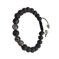 thumbnail image 1 of Bracelets Assortis Mode Réglable Noir Mat Roches Diffuseur Bracelet Perles de Prière Femmes Accessoires Cadeaux pour Hommes Ita Creen, 1 of 6