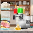 thumbnail image 4 of Commercial Snowflake Ice Machine, 750W Speed Adjustable Snow Cone Maker, Shaved Ice Machine with Heat Dissipation Fans, Four 2.5-liter Barrels (265 Lbs / 24Hours), 4 of 5