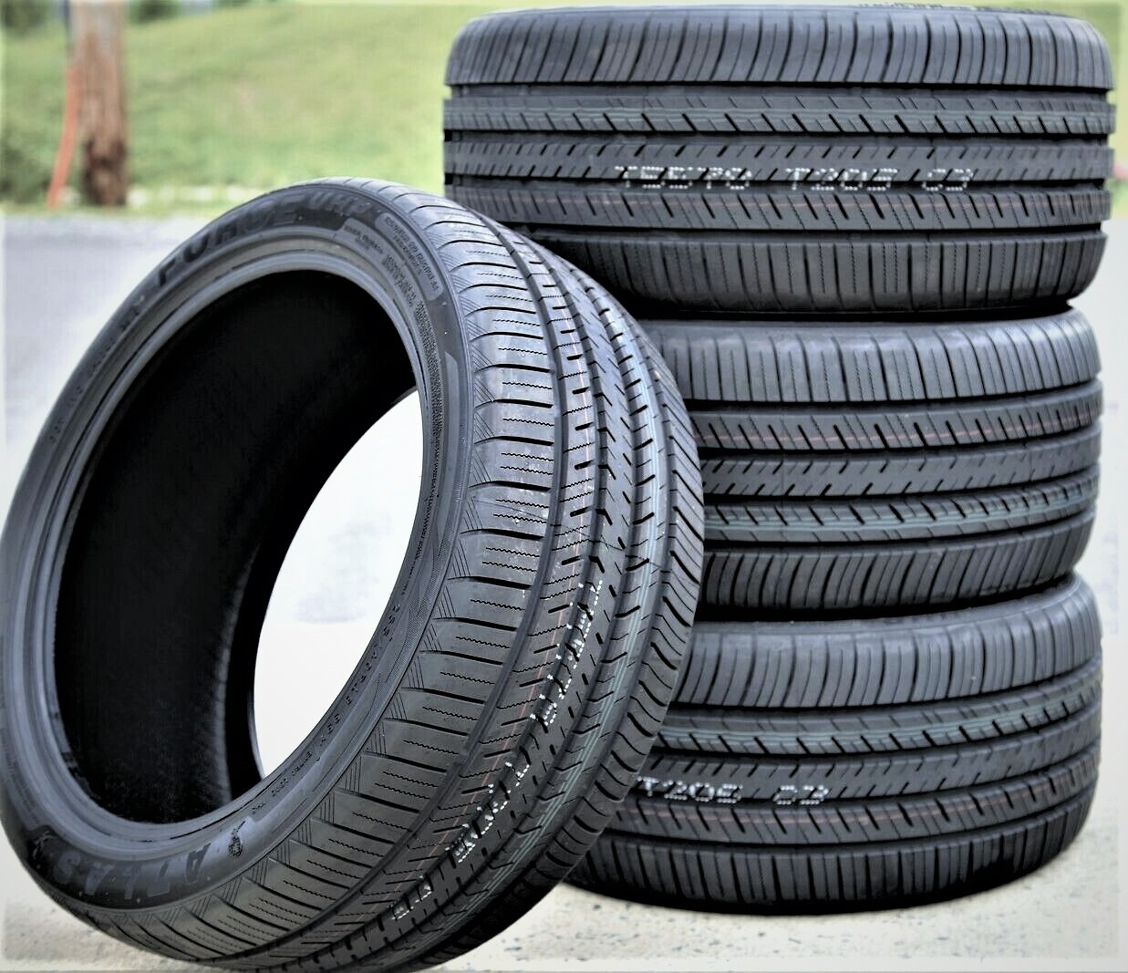 Set of 4 (FOUR) Atlas Tire Force UHP 235/50R17 96W A/S High Performance Tires