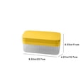 thumbnail image 4 of Ice Cube Tray Set for Freezer | 79 Pcs Mold with Lid & Bin | Stackable Food Grade Plastic | Easy Release, Space-Saving Storage Container | Green Yellow, 24x11cm, 4 of 10