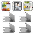 thumbnail image 4 of Freezer shelf support hooks 4pcs universal for refrigerator shelf, 4 of 4